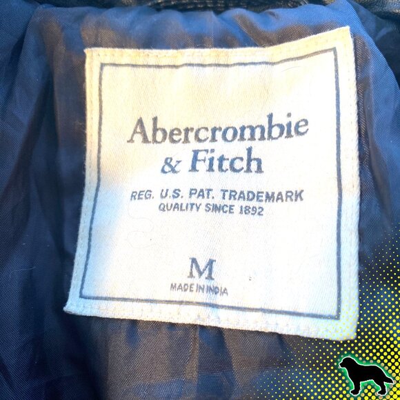 Abercrombie & Fitch Faux Leather Jacket Black Size M Medium Moto Motorcycle - Picture 3 of 7